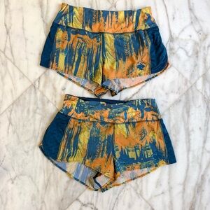 Rabbit Running Shorts Dirt Pounders Women’s MEDIUM Iceland Poppy - 2 PAIRS